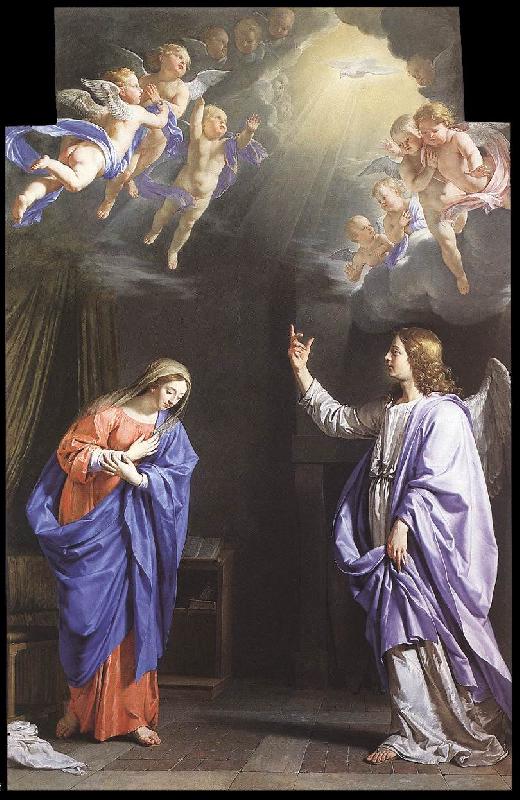 Philippe de Champaigne The Annunciation Sweden oil painting art